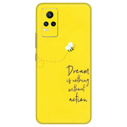 VIVO Y Series Phone Skins (All Models) - Dream Is Nothing Without Action - Matte Finish (M-138) Vivo Y73