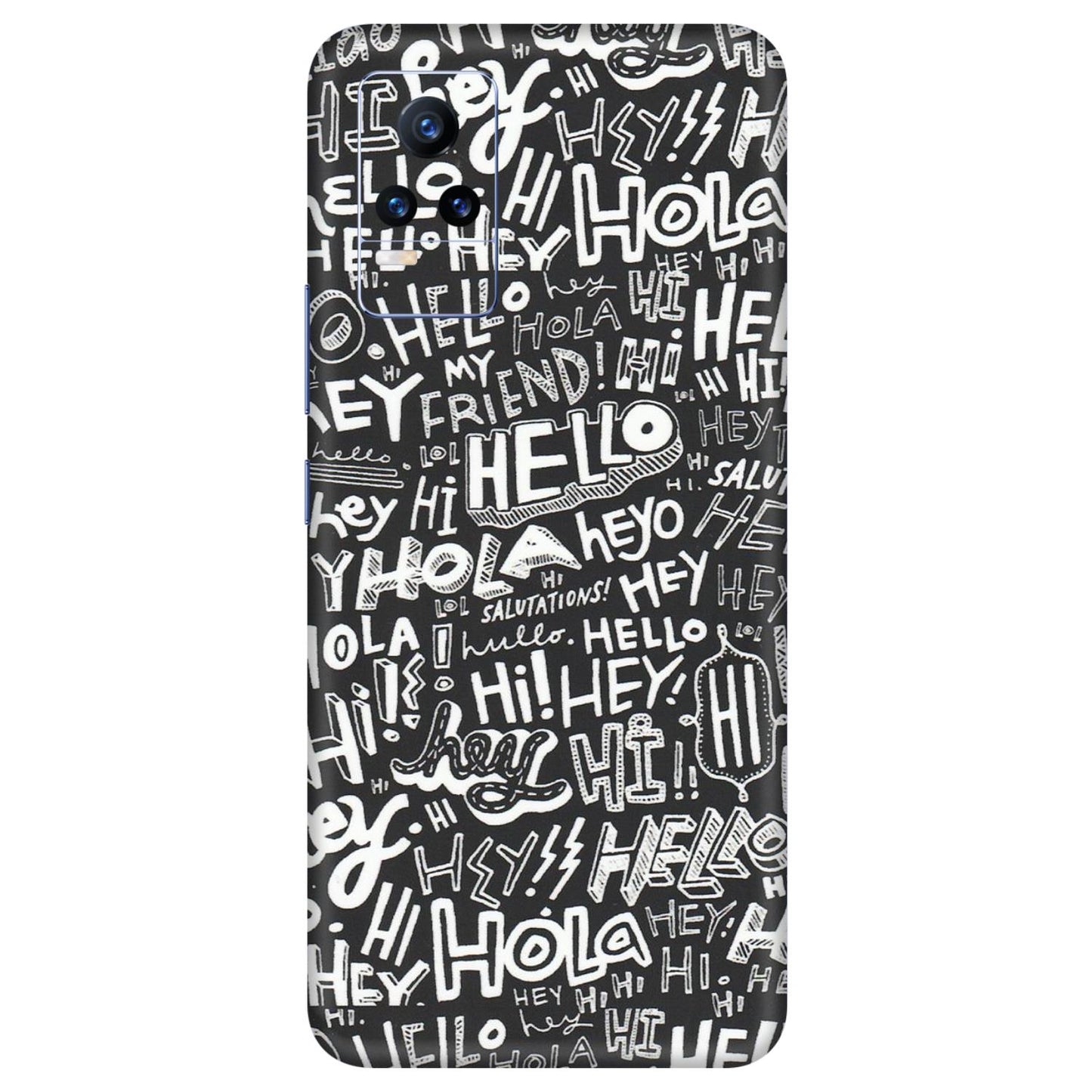 VIVO Y Series Phone Skins (All Models) - Hi Hello Doodles - Matte Finish (M-25) Vivo Y73
