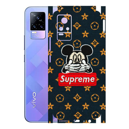 VIVO Y Series Phone Skins (All Models) - Mickey Supreme - Matte Finish (M-83) Vivo Y73
