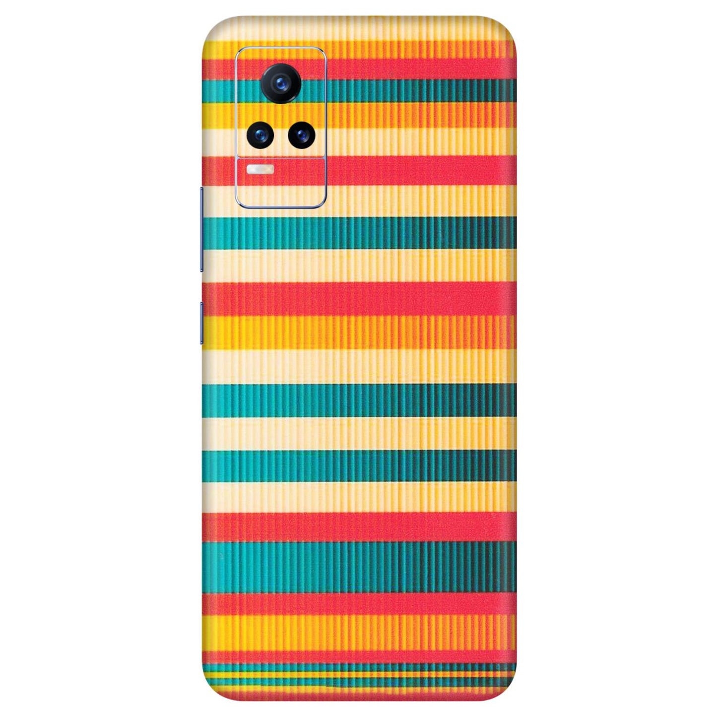 VIVO Y Series Phone Skins (All Models) - Colourful Stripes Soothing Effect - Matte Finish (M-86) Vivo Y73