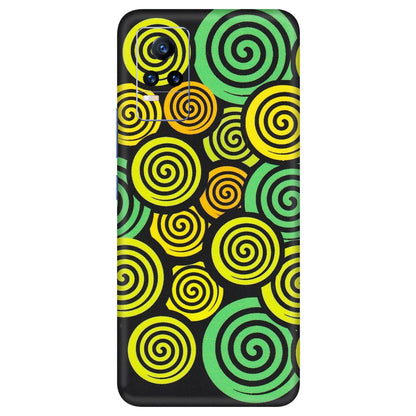 VIVO Y Series Phone Skins (All Models) - Crazy Spiral - Matte Finish (M-91) Vivo Y73