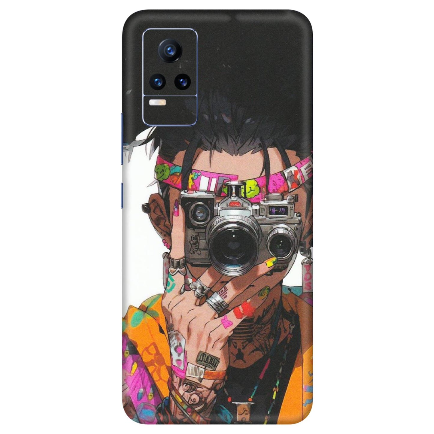 VIVO Y Series Phone Skins (All Models) - Camera Lover Girl - Matte Finish (M-09) Vivo Y73