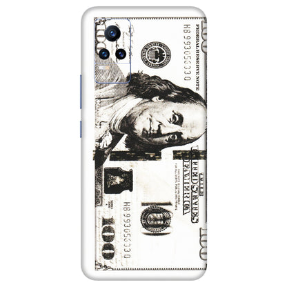 VIVO Y Series Phone Skins (All Models) - 100 Dollar Currency - Transparent Finish (T-01) Vivo Y73