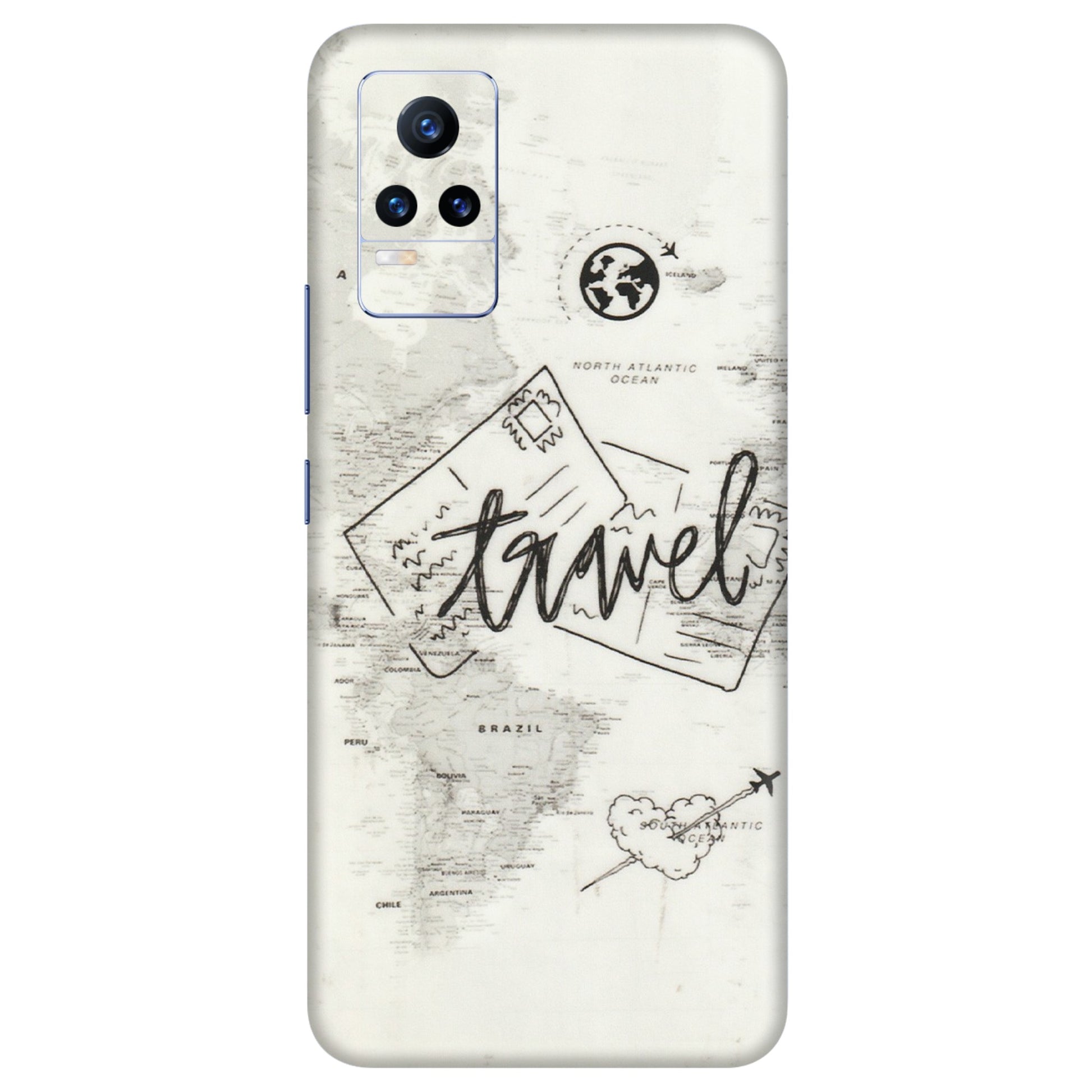 VIVO Y Series Phone Skins (All Models) - Travel Ticket - Transparent Finish (T-06) Vivo Y73