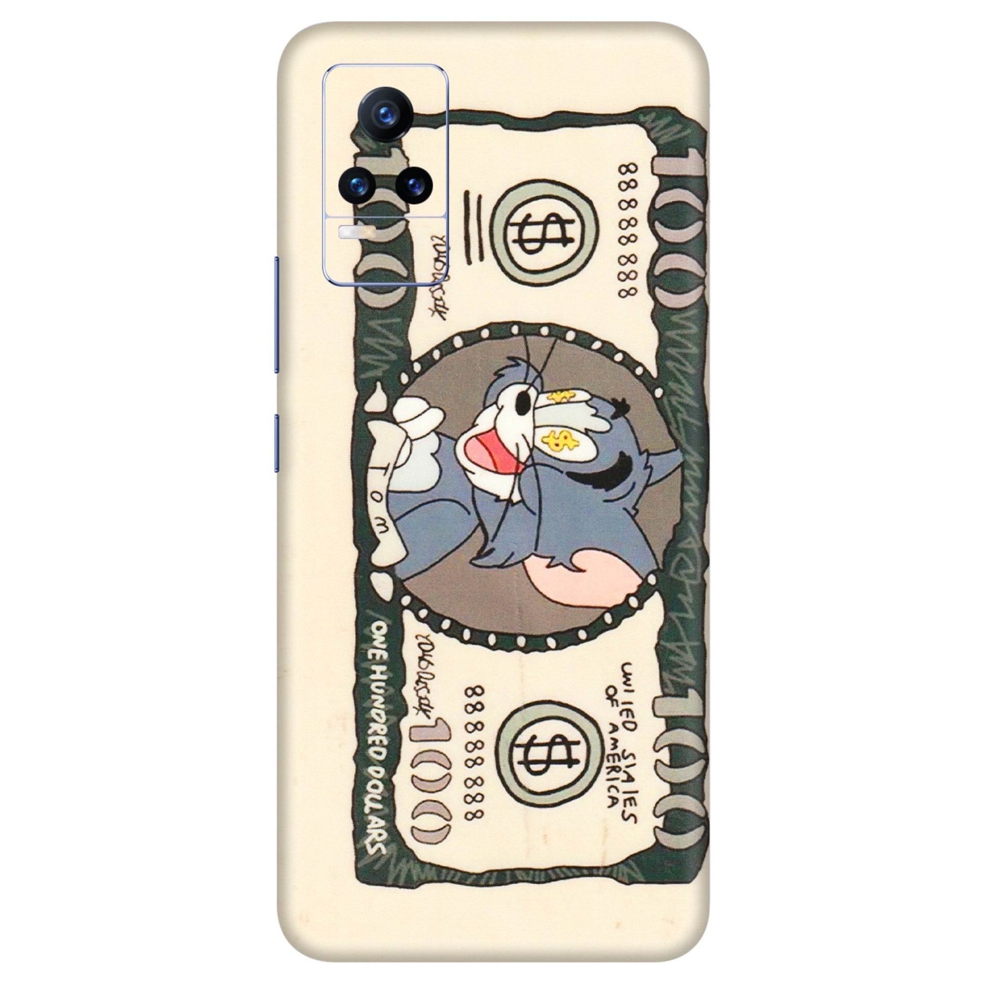 VIVO Y Series Phone Skins (All Models) - One Hundred Dollar Tom - Transparent Finish (T-16) Vivo Y73