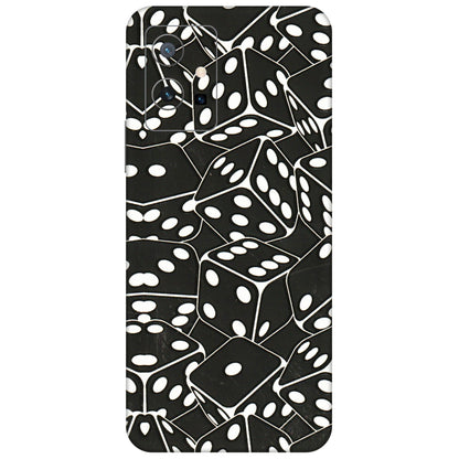 VIVO Y Series Phone Skins (All Models) - Big Black Dices - 3D Embossed Finish (L-106) Vivo Y75 (5G)