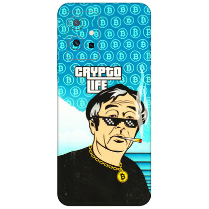 VIVO Y Series Phone Skins (All Models) - Crypto Thug Life - 3D Embossed Finish (L-179) Vivo Y75 (5G)