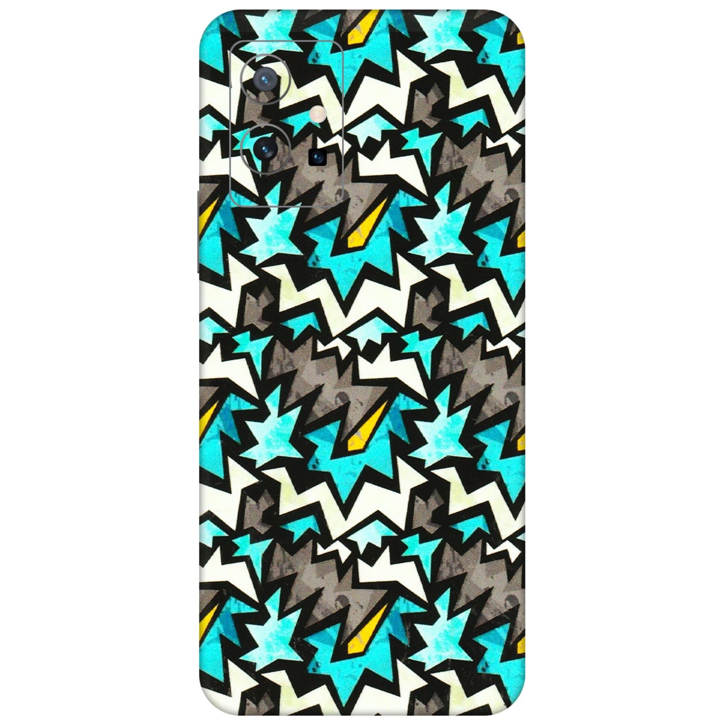 VIVO Y Series Phone Skins (All Models) - Funky Zig Zag - 3D Embossed Finish (L-223) Vivo Y75 (5G)