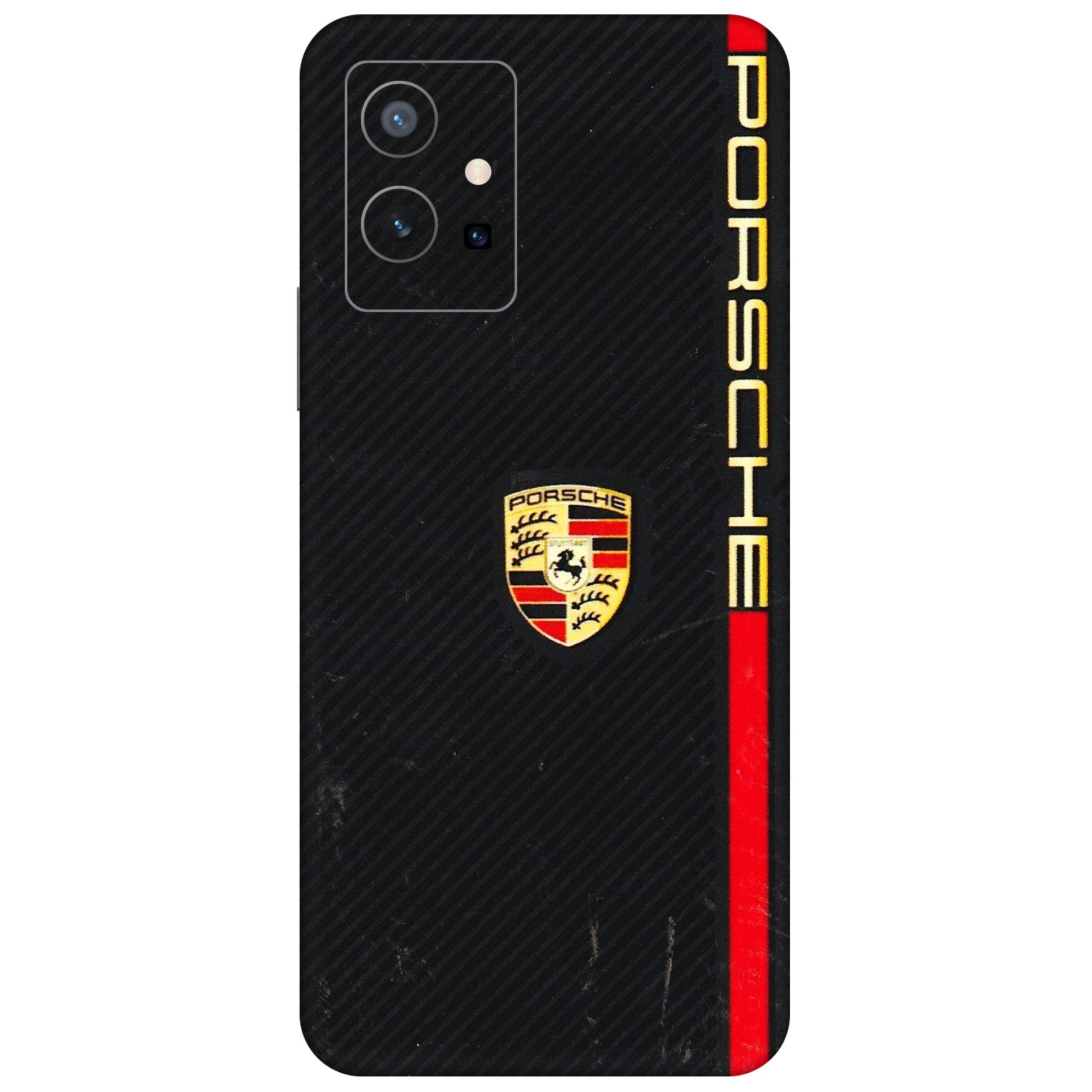 VIVO Y Series Phone Skins (All Models) - Premium Porsche - 3D Embossed Finish (L-225) Vivo Y75 (5G)