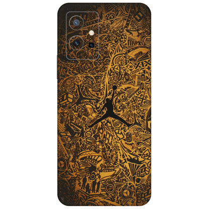 VIVO Y Series Phone Skins (All Models) - Premium Gold Basketball Player - 3D Embossed Finish (L-236) Vivo Y75 (5G)