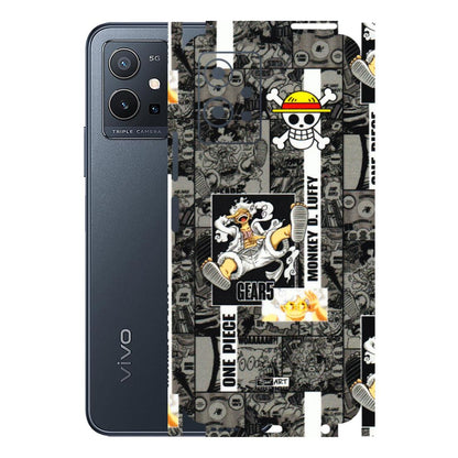 VIVO Y Series Phone Skins (All Models) - Cuffy Anime MonkeyCamic - 3D Embossed Finish (L-242) Vivo Y75 (5G)