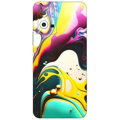 VIVO Y Series Phone Skins (All Models) - Multicolor Abstract pattern - 3D Embossed Finish (L-254) Vivo Y75 (5G)