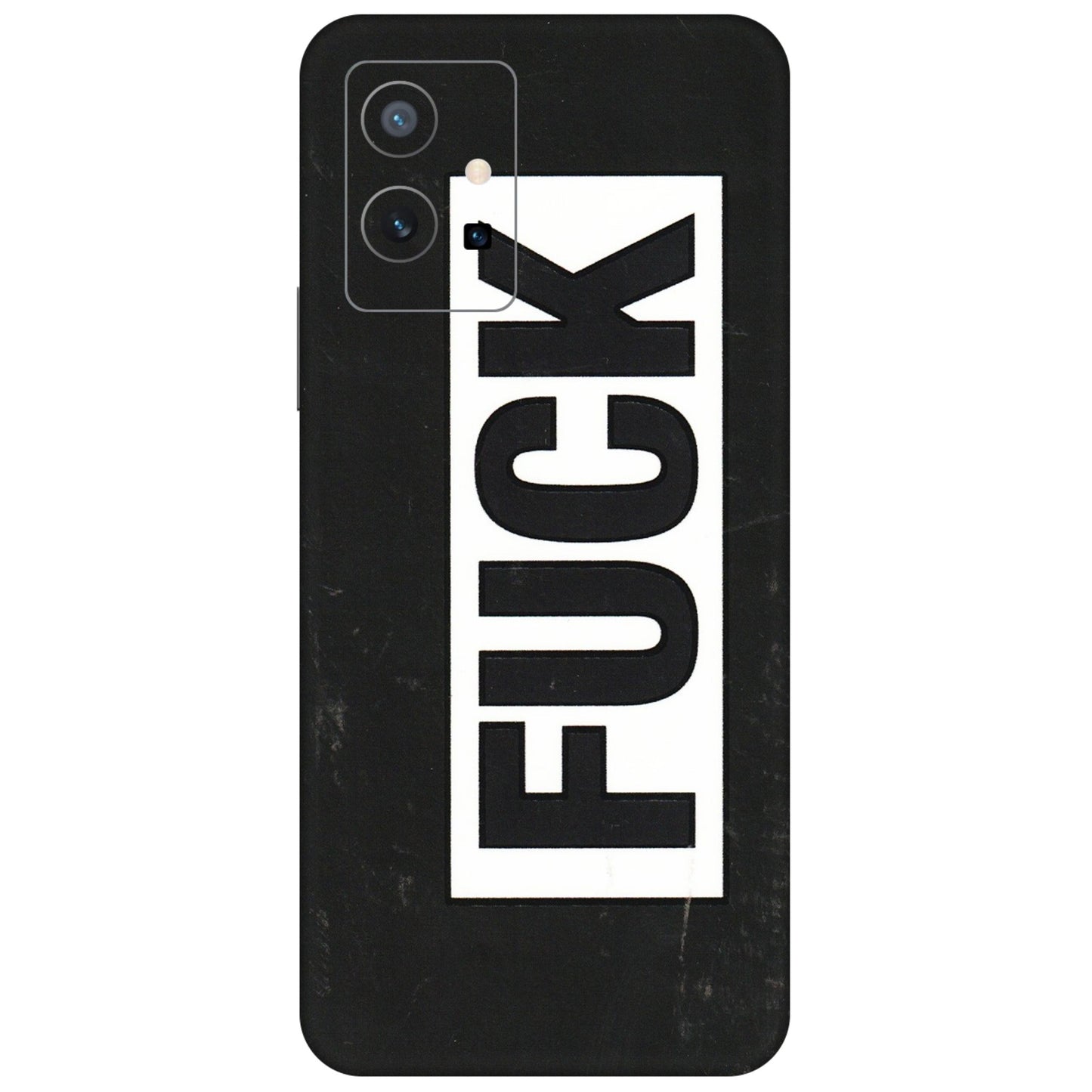 VIVO Y Series Phone Skins (All Models) - The F Word - 3D Embossed Finish (L-255) Vivo Y75 (5G)