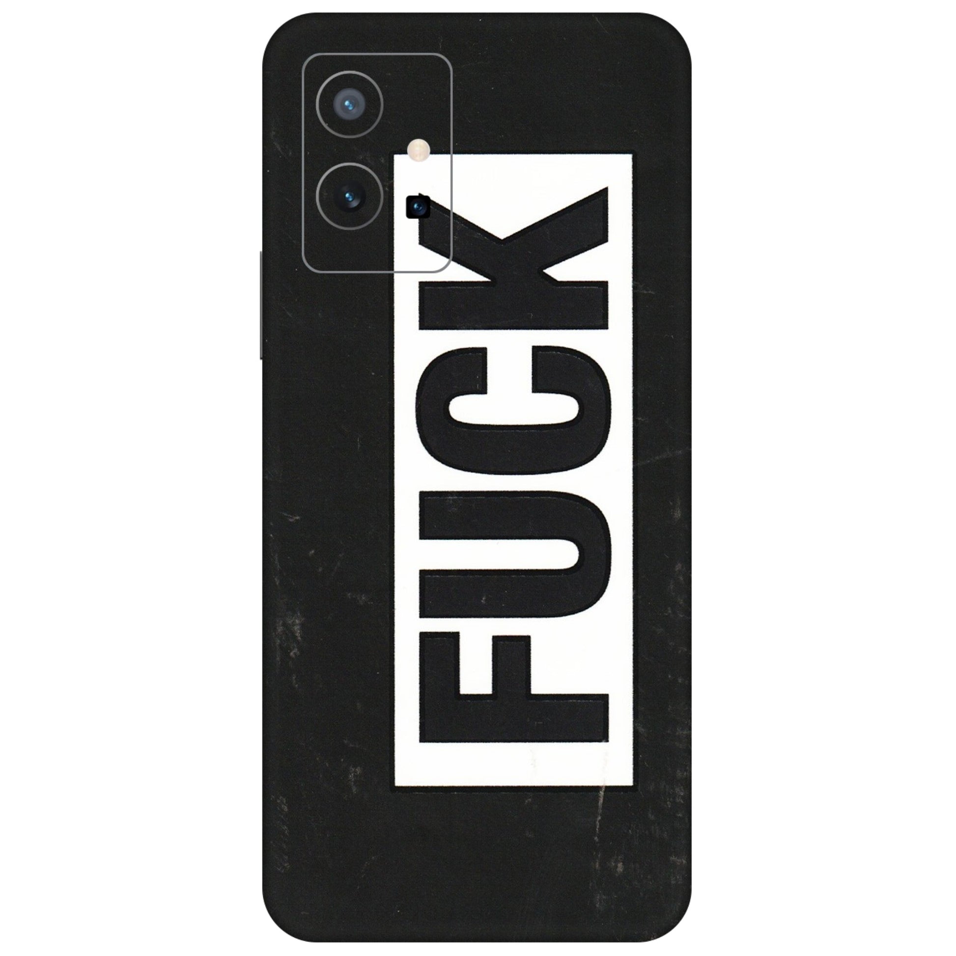 VIVO Y Series Phone Skins (All Models) - The F Word - 3D Embossed Finish (L-255) Vivo Y75 (5G)