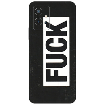 VIVO Y Series Phone Skins (All Models) - The F Word - 3D Embossed Finish (L-255) Vivo Y75 (5G)