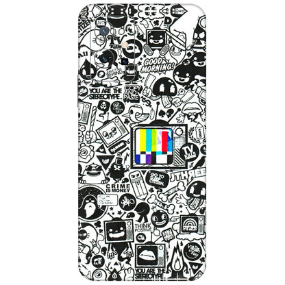VIVO Y Series Phone Skins (All Models) - Doodles Positive Art - 3D Embossed Finish (L-263) Vivo Y75 (5G)