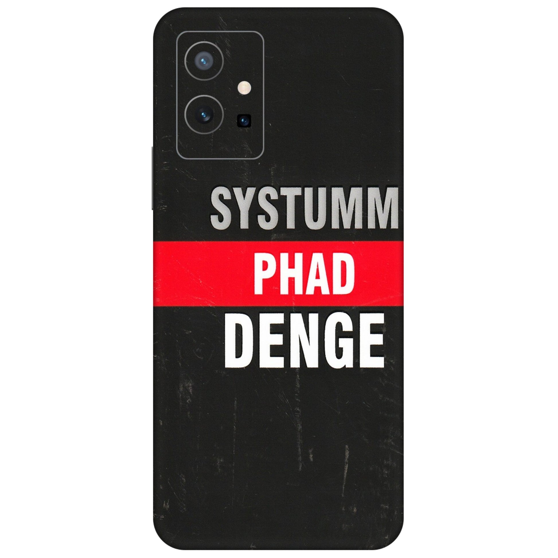 VIVO Y Series Phone Skins (All Models) - Systumm Phad Denge - 3D Embossed Finish (L-278) Vivo Y75 (5G)