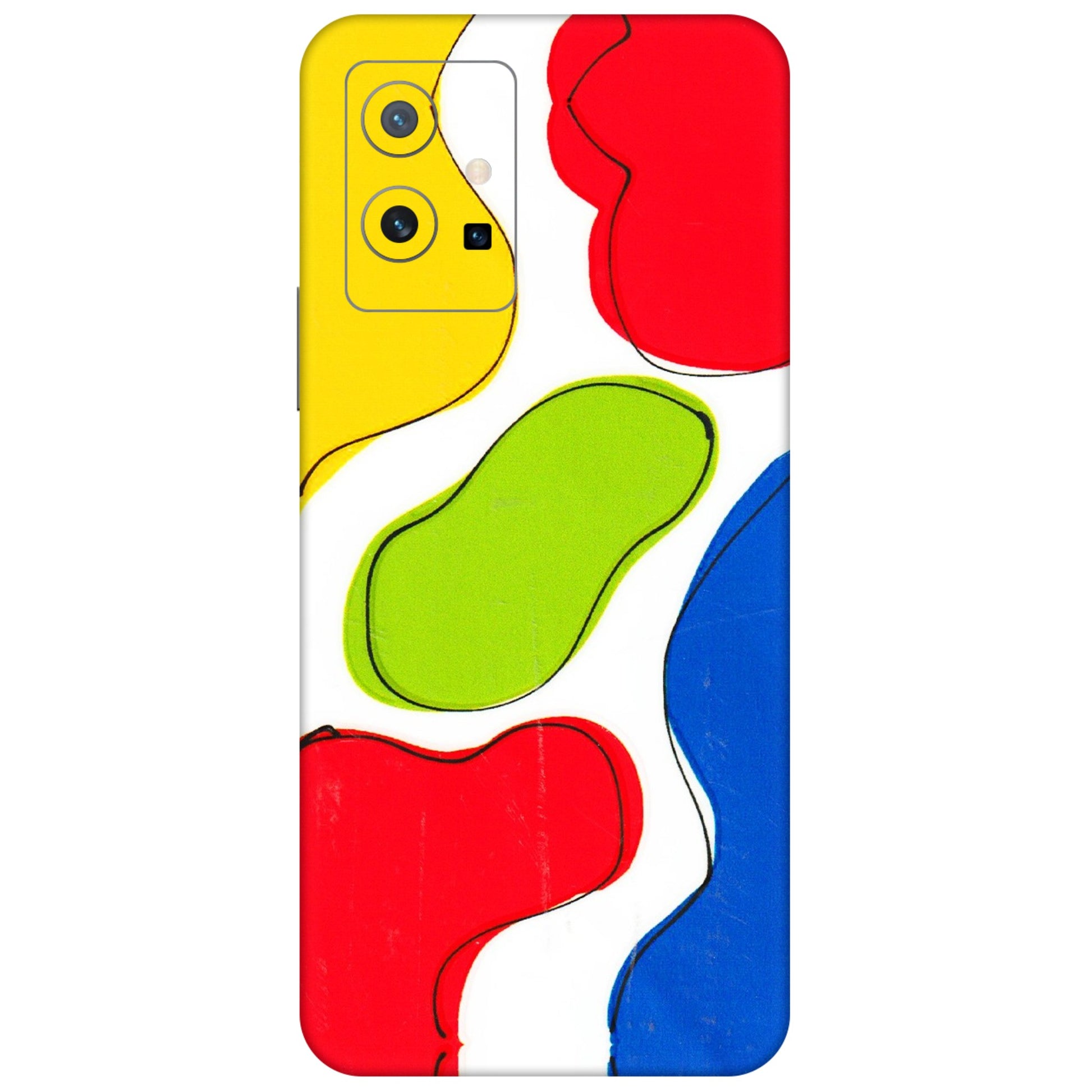 VIVO Y Series Phone Skins (All Models) - RGB Colour Paint - 3D Embossed Finish (L-284) Vivo Y75 (5G)