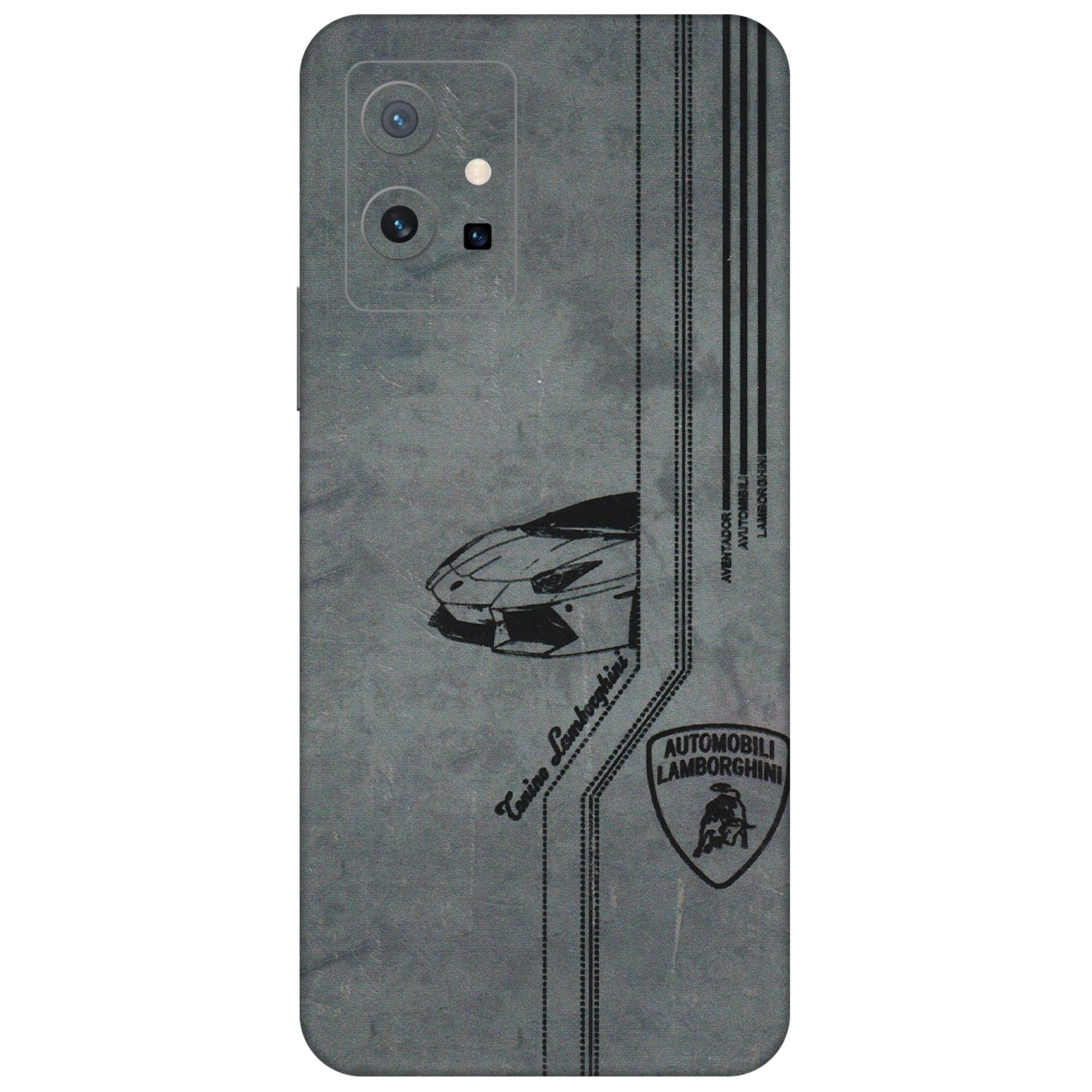 VIVO Y Series Phone Skins (All Models) - New Lamborgini Aventador - 3D Embossed Finish (L-321) Vivo Y75 (5G)