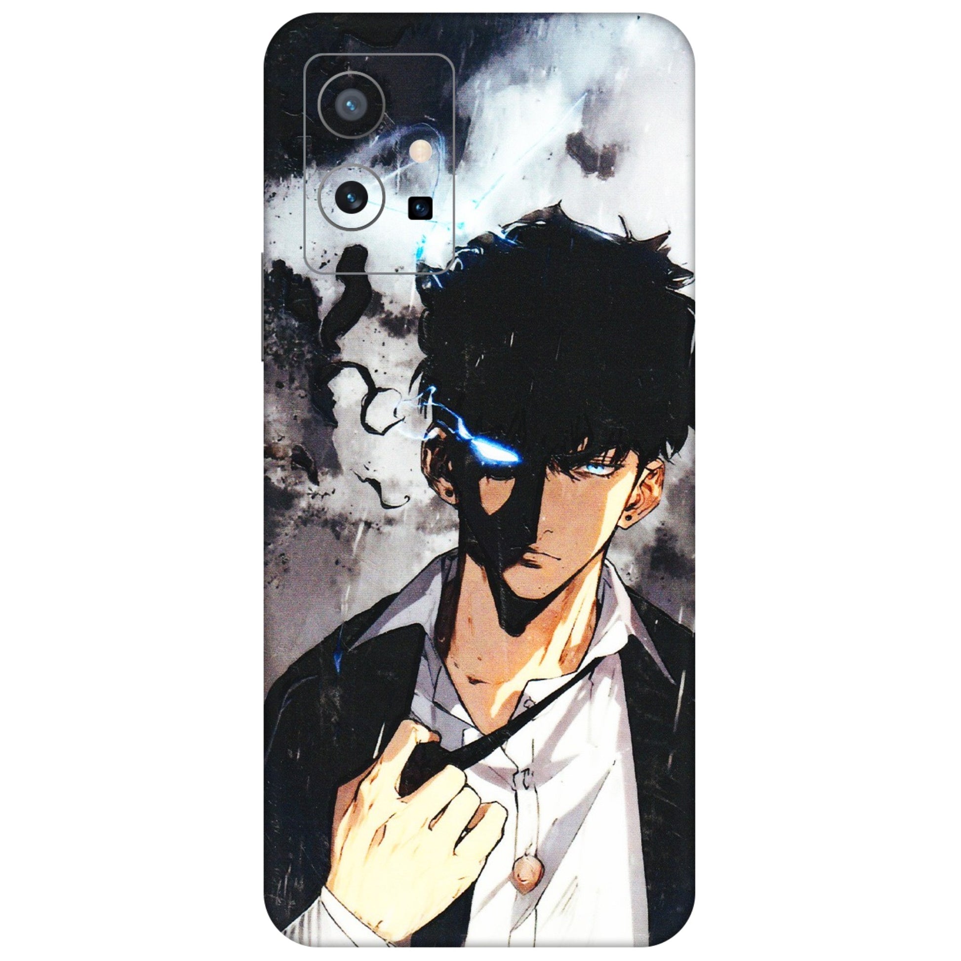 VIVO Y Series Phone Skins (All Models) - Sung Jinwoo Manhwa Anime - 3D Embossed Finish (L-328) Vivo Y75 (5G)