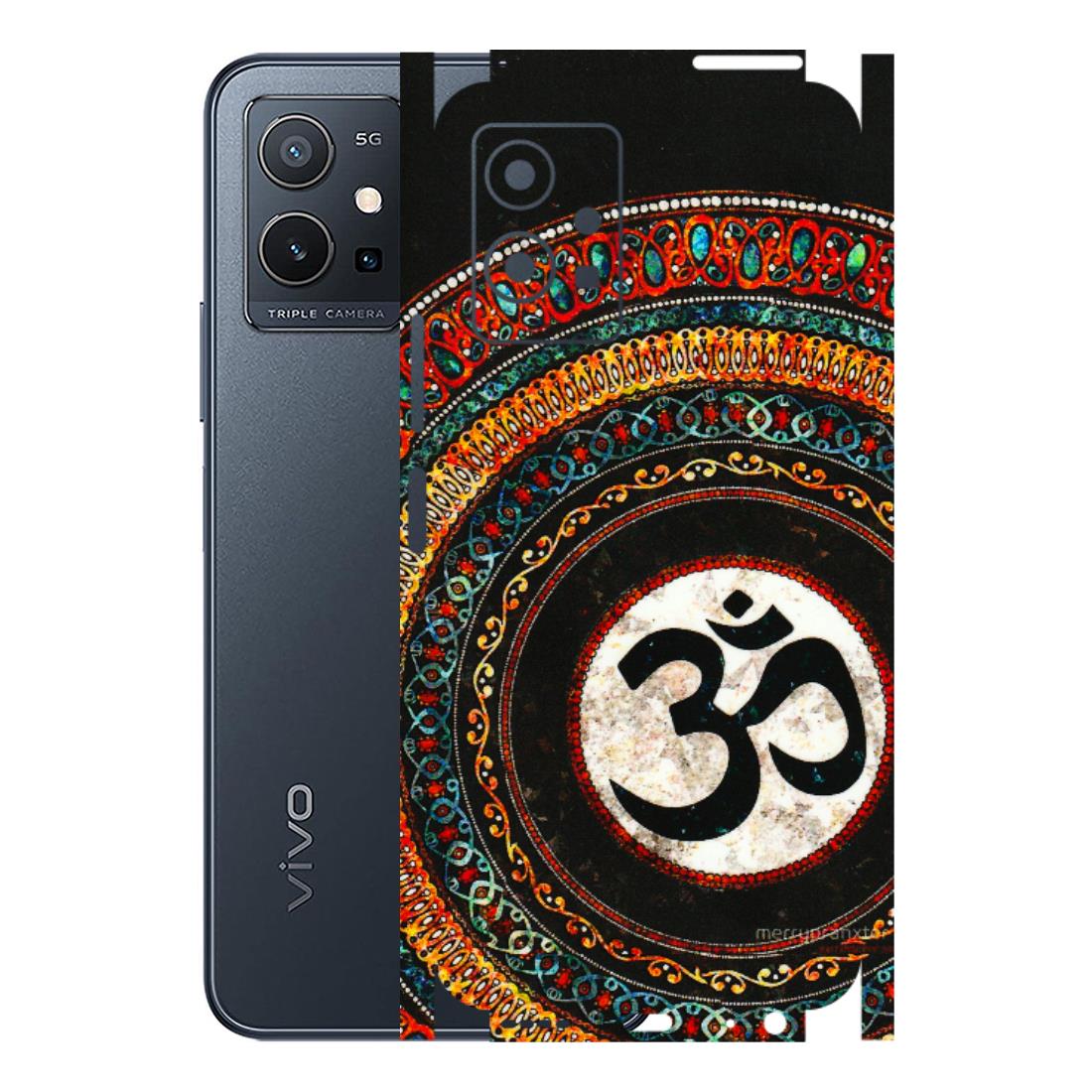 VIVO Y Series Phone Skins (All Models) - Aum Chant Abstract - 3D Embossed Finish (L-42) Vivo Y75 (5G)