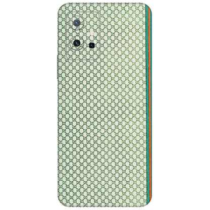 VIVO Y Series Phone Skins (All Models) - Gucci Fabric Pattern - 3D Embossed Finish (L-73) Vivo Y75 (5G)