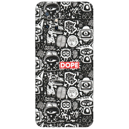 VIVO Y Series Phone Skins (All Models) - Dope Stay Classy Black Doodles - Matte Finish (M-126) Vivo Y75 (5G)