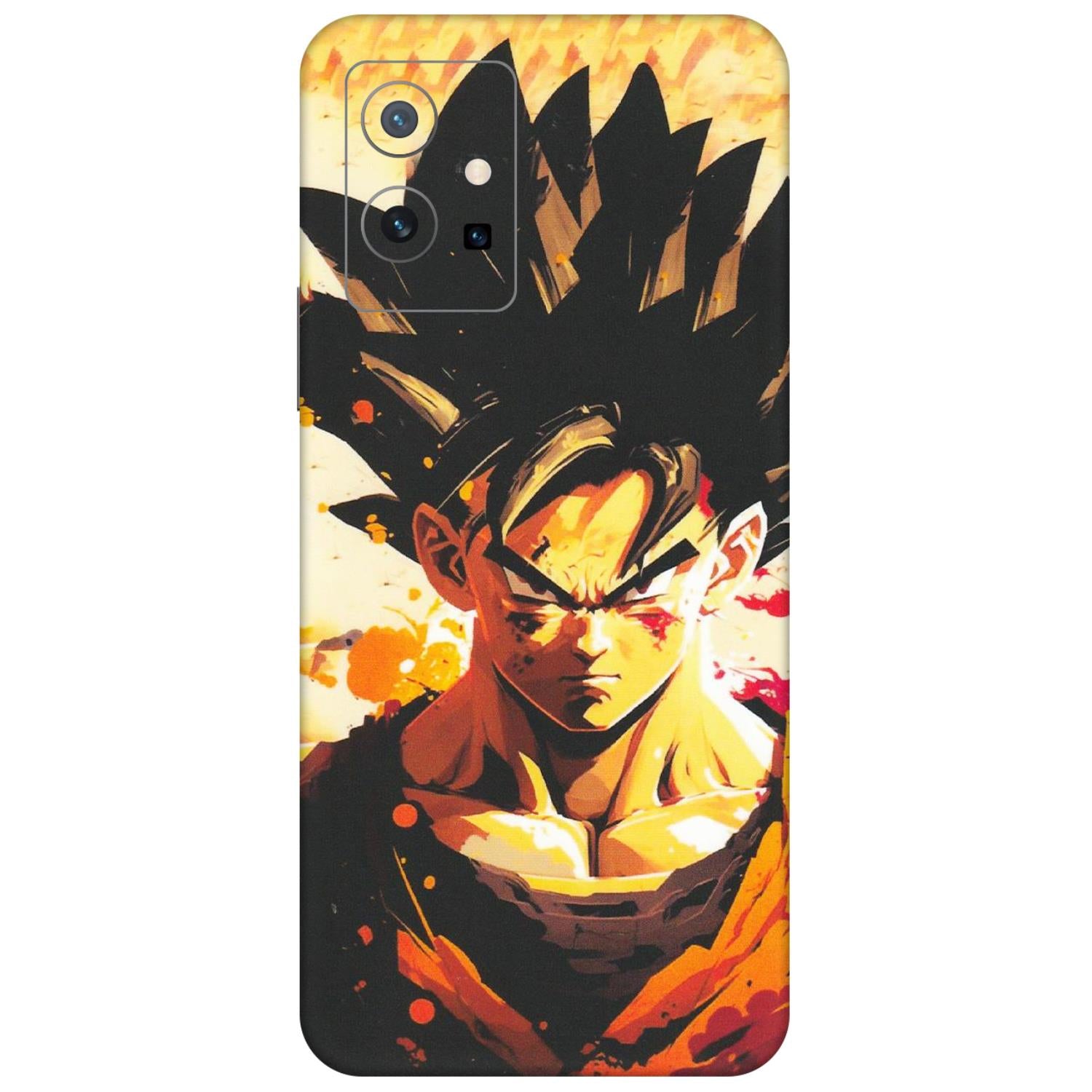 VIVO Y Series Phone Skins (All Models) - Angry Goku - Matte Finish (M-12) Vivo Y75 (5G)