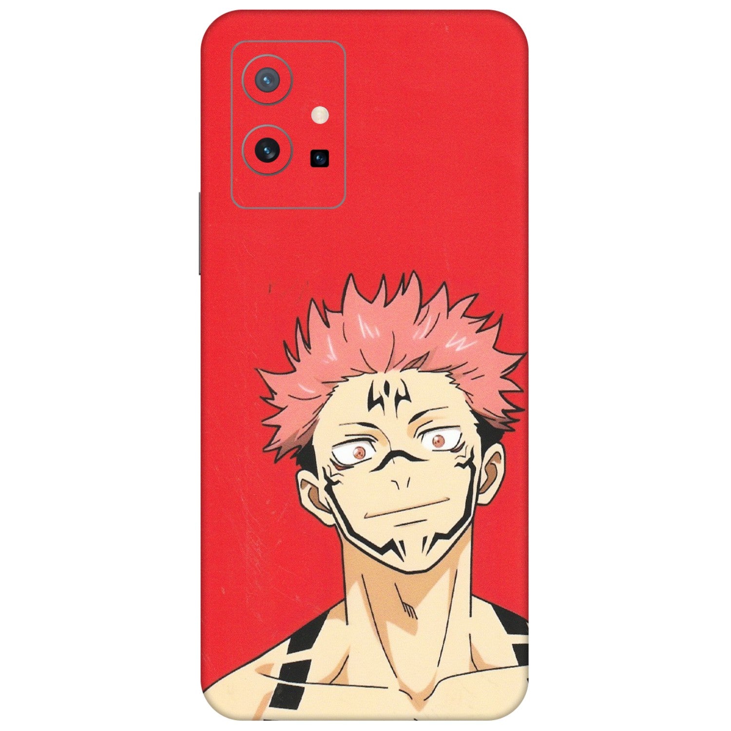 VIVO Y Series Phone Skins (All Models) - Ryomen Sukuna Fun Anime - Matte Finish (M-153) Vivo Y75 (5G)