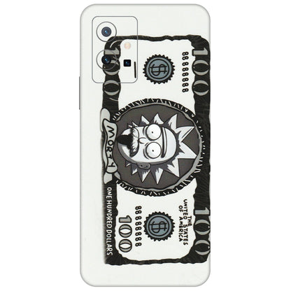 VIVO Y Series Phone Skins (All Models) - Rick And Morty Hundred Dollar Anime - Matte Finish (M-161) Vivo Y75 (5G)