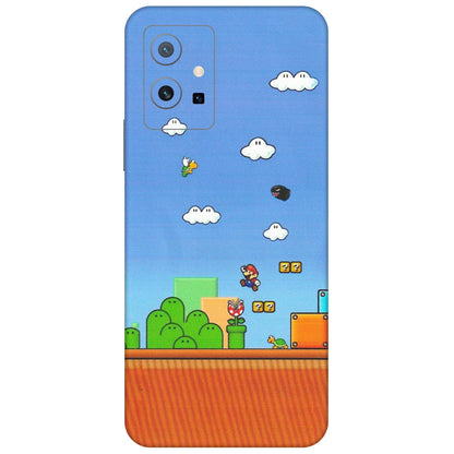 VIVO Y Series Phone Skins (All Models) - Mario Game Scene - Matte Finish (M-24) Vivo Y75 (5G)