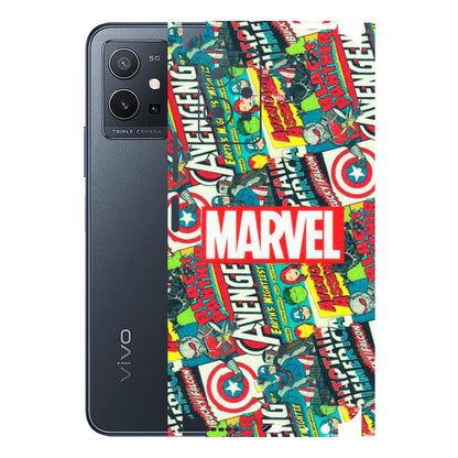VIVO Y Series Phone Skins (All Models) - Marvel Comic Lover - Matte Finish (M-30) Vivo Y75 (5G)