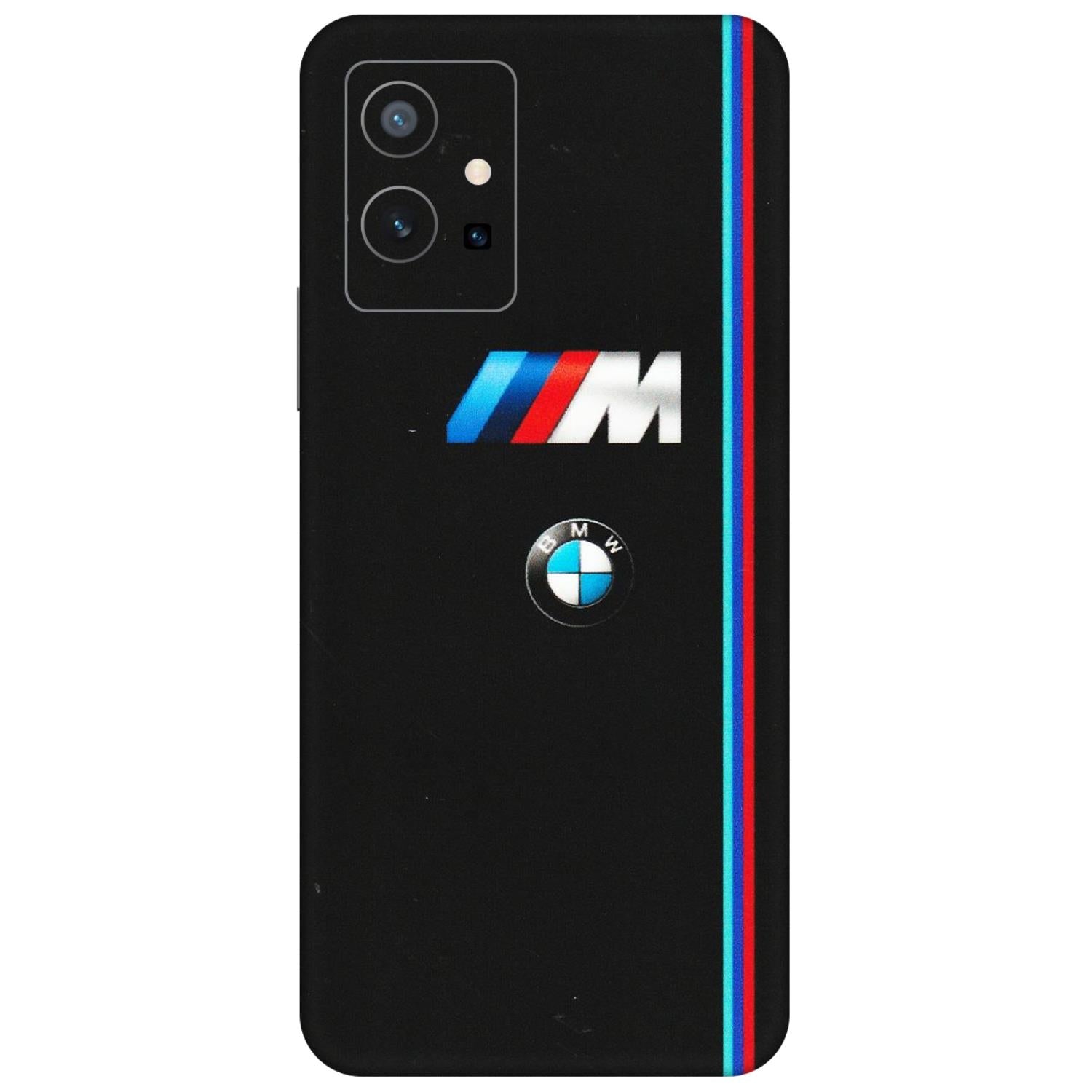 VIVO Y Series Phone Skins (All Models) - Styling With Black BMW - Matte Finish (M-74) Vivo Y75 (5G)