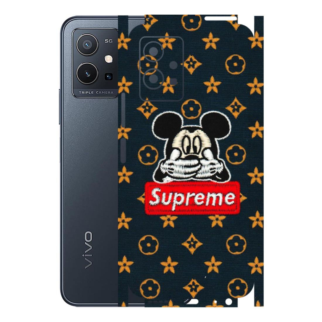 VIVO Y Series Phone Skins (All Models) - Mickey Supreme - Matte Finish (M-83) Vivo Y75 (5G)