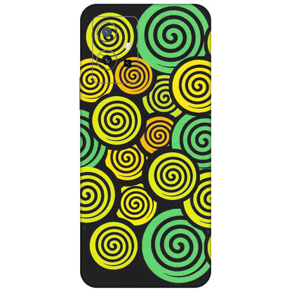 VIVO Y Series Phone Skins (All Models) - Crazy Spiral - Matte Finish (M-91) Vivo Y75 (5G)