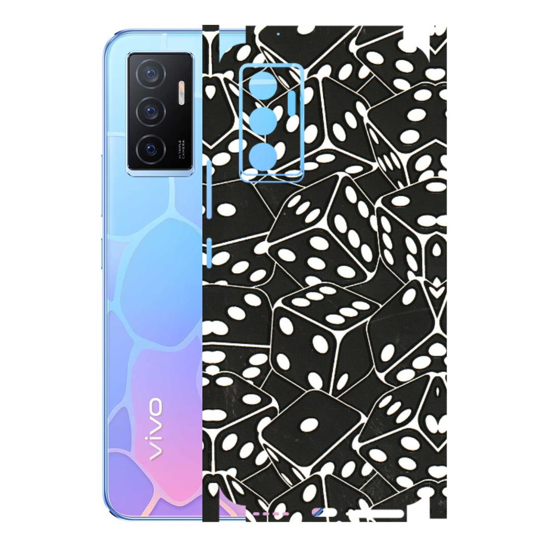 VIVO Y Series Phone Skins (All Models) - Big Black Dices - 3D Embossed Finish (L-106) Vivo Y75
