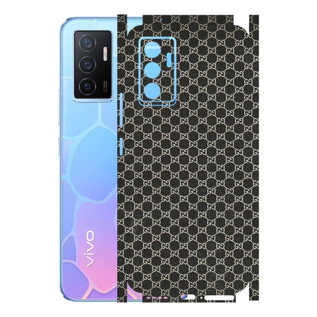 VIVO Y Series Phone Skins (All Models) - Black G Print - 3D Embossed Finish (L-109) Vivo Y75