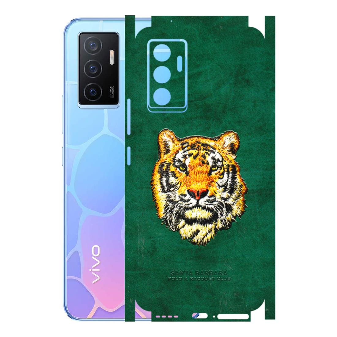 VIVO Y Series Phone Skins (All Models) - Leather Feel Tiger - 3D Embossed Finish (L-111) Vivo Y75