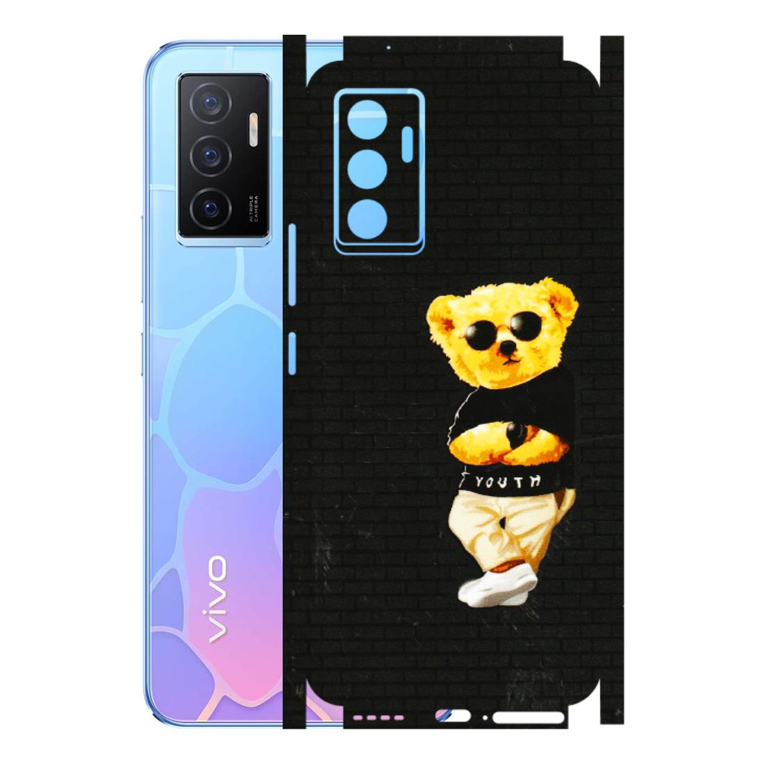 VIVO Y Series Phone Skins (All Models) - Classy Teddy Bear - 3D Embossed Finish (L-116) Vivo Y75