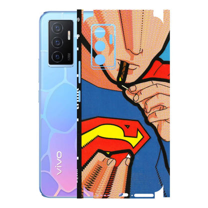 VIVO Y Series Phone Skins (All Models) - Superman Sutta - 3D Embossed Finish (L-130) Vivo Y75