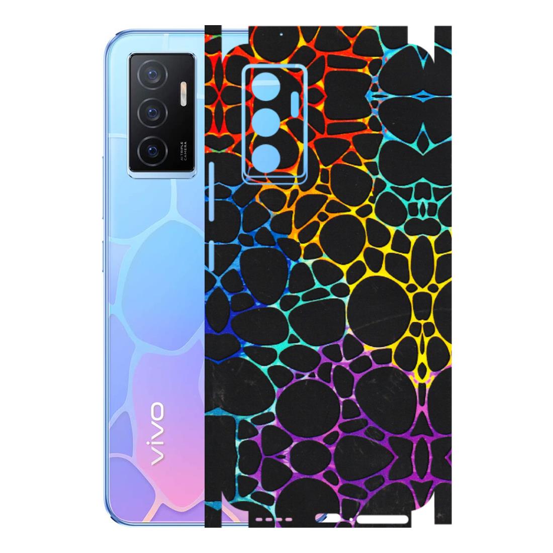 VIVO Y Series Phone Skins (All Models) - Abstract Art MultiColour - 3D Embossed Finish (L-133) Vivo Y75