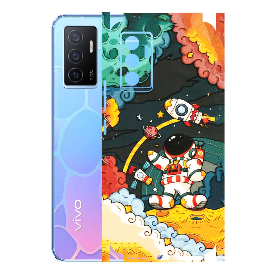 VIVO Y Series Phone Skins (All Models) - Astronauts & Spaceship - 3D Embossed Finish (L-145) Vivo Y75