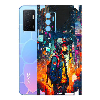 VIVO Y Series Phone Skins (All Models) - Street Anime Guy - 3D Embossed Finish (L-158) Vivo Y75