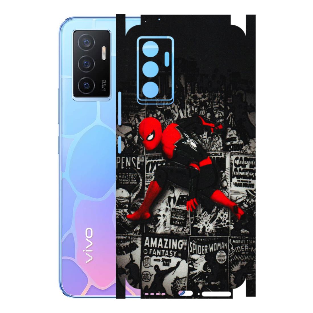 VIVO Y Series Phone Skins (All Models) - SpiderMan New - 3D Embossed Finish (L-162) Vivo Y75