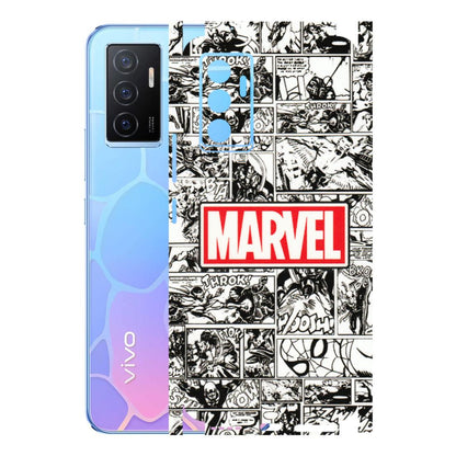 VIVO Y Series Phone Skins (All Models) - Marvel Comic - 3D Embossed Finish (L-171) Vivo Y75