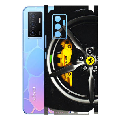 VIVO Y Series Phone Skins (All Models) - Ferrari Wheel Alloy - 3D Embossed Finish (L-173) Vivo Y75