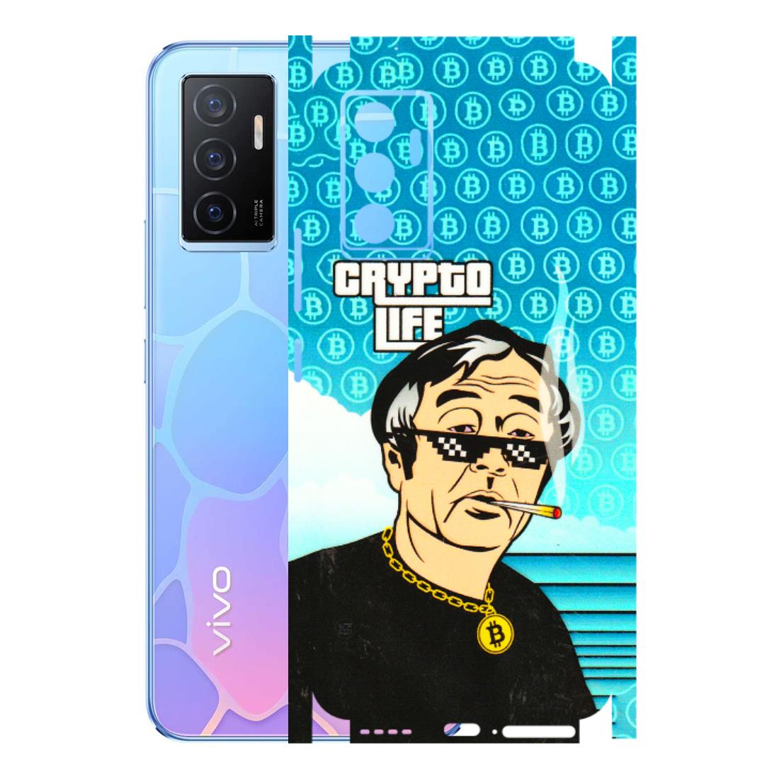 VIVO Y Series Phone Skins (All Models) - Crypto Thug Life - 3D Embossed Finish (L-179) Vivo Y75