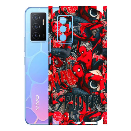 VIVO Y Series Phone Skins (All Models) - SpiderMan Cool - 3D Embossed Finish (L-188) Vivo Y75