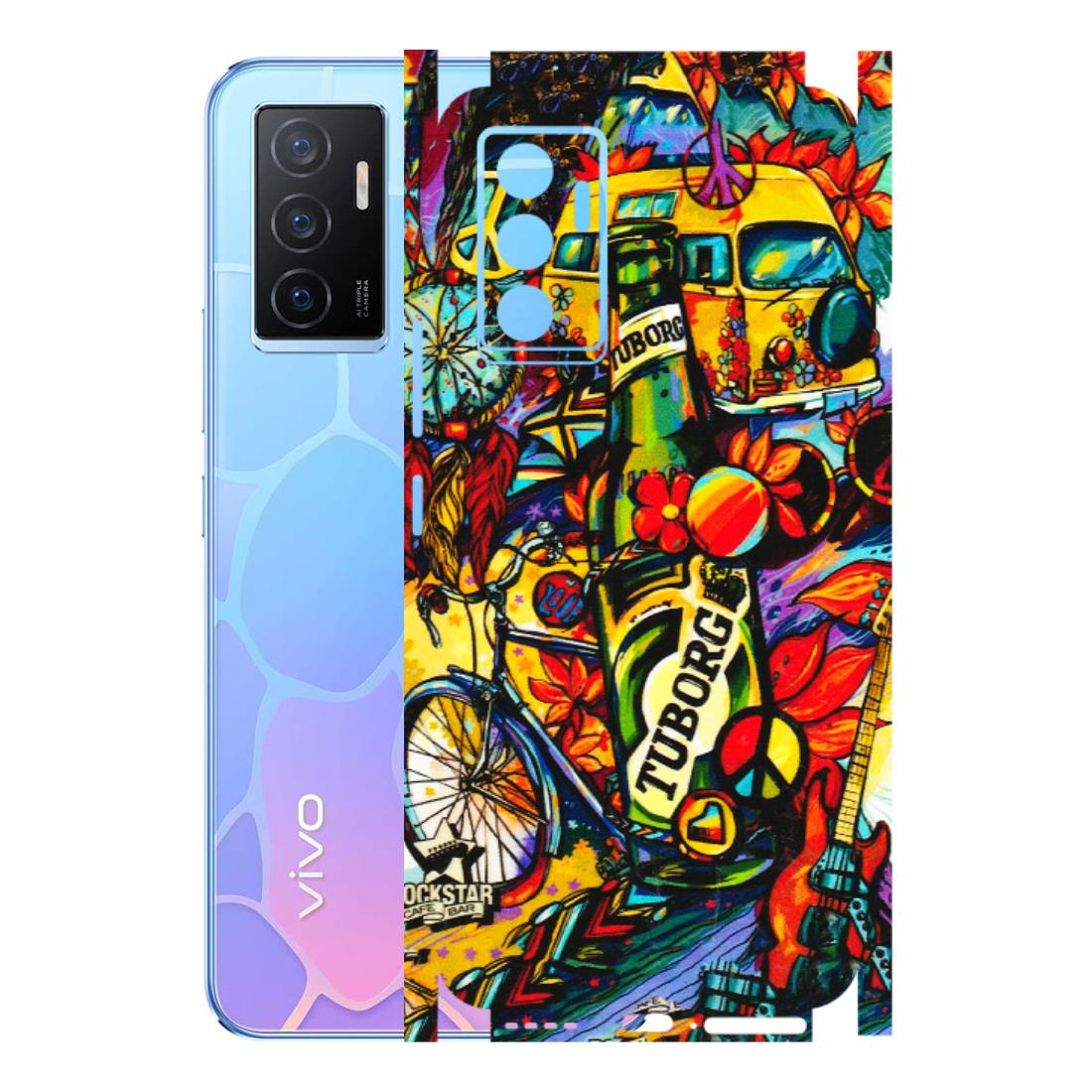 VIVO Y Series Phone Skins (All Models) - Cool Beer Bottle - 3D Embossed Finish (L-193) Vivo Y75