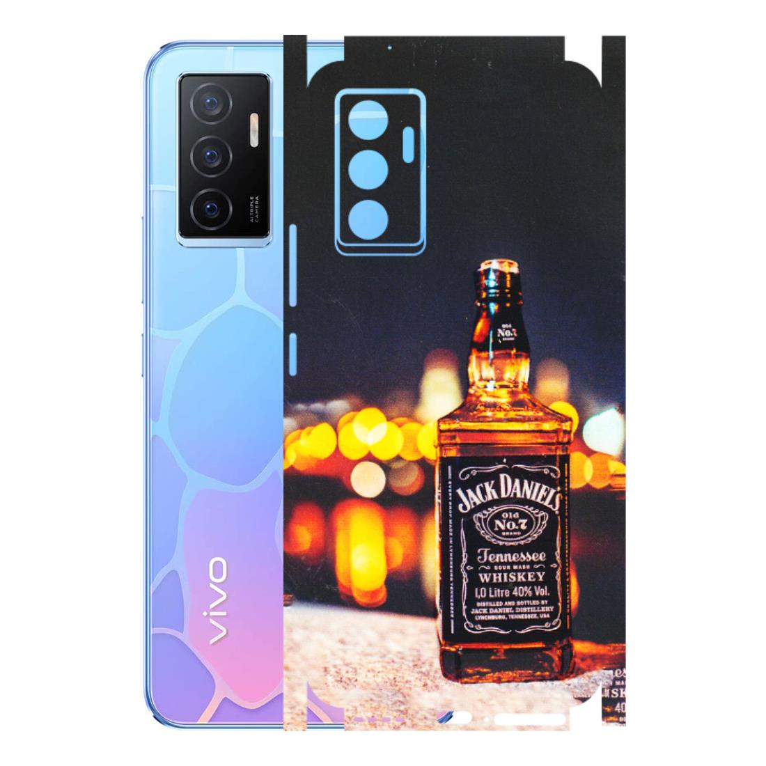 VIVO Y Series Phone Skins (All Models) - JD Whiskey Bottle - 3D Embossed Finish (L-20) Vivo Y75